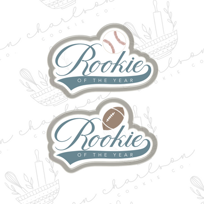 Rookie of the year no. 2 cookie cutter