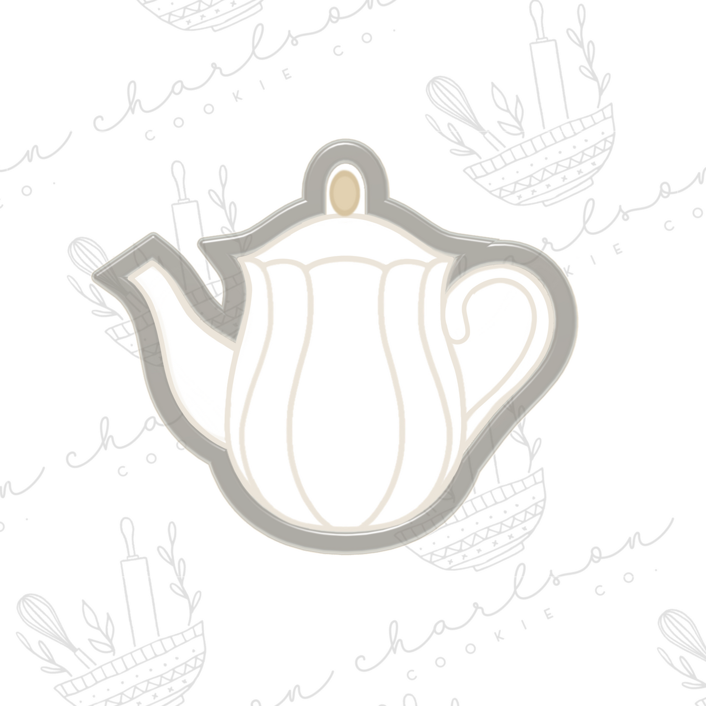 Teapot no. 2 cookie cutter