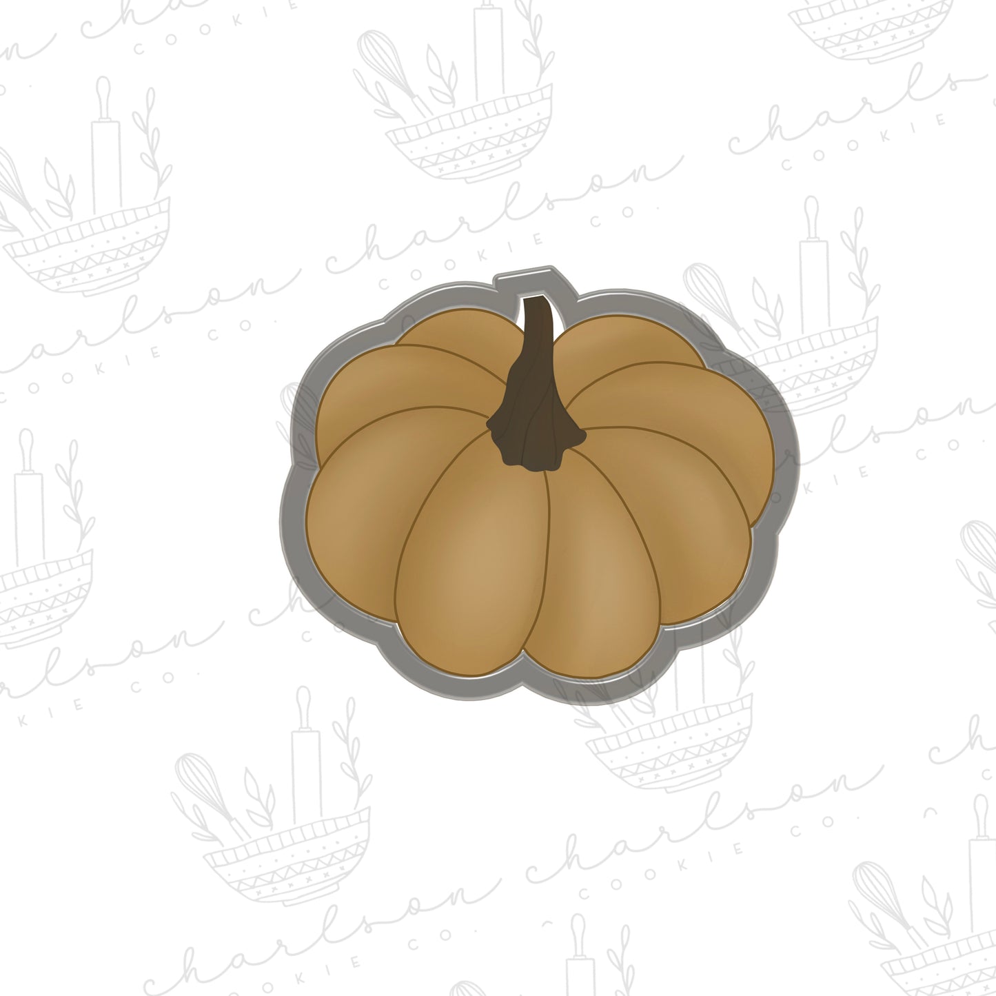 Pumpkin no. 7 cookie cutter