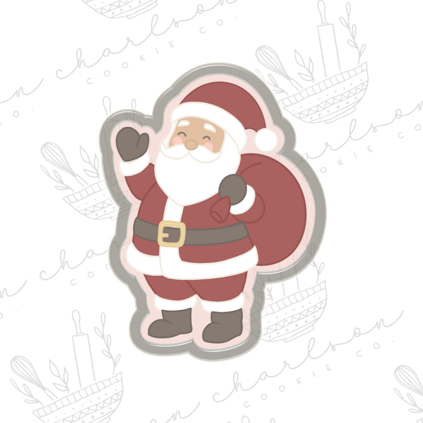 Santa no. 4 cookie cutter