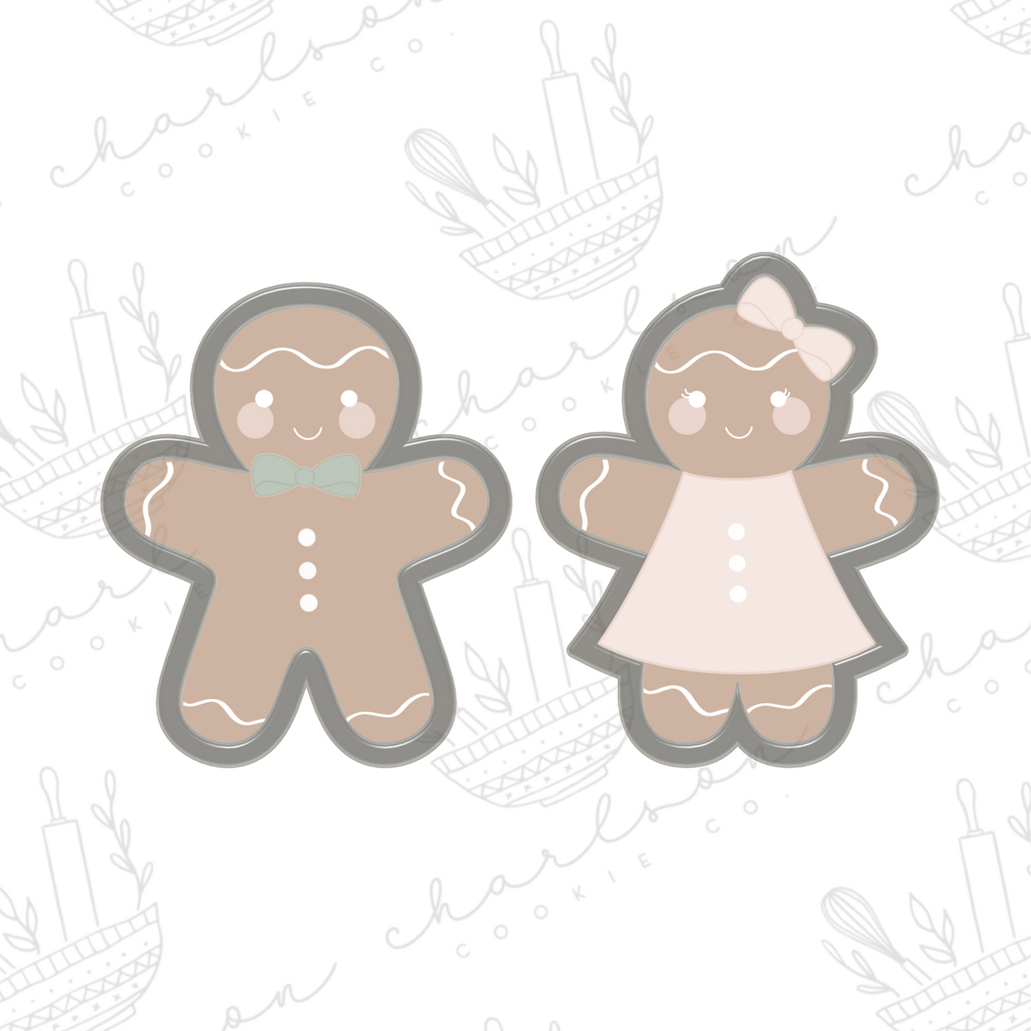 Gingerbread cookie cutter