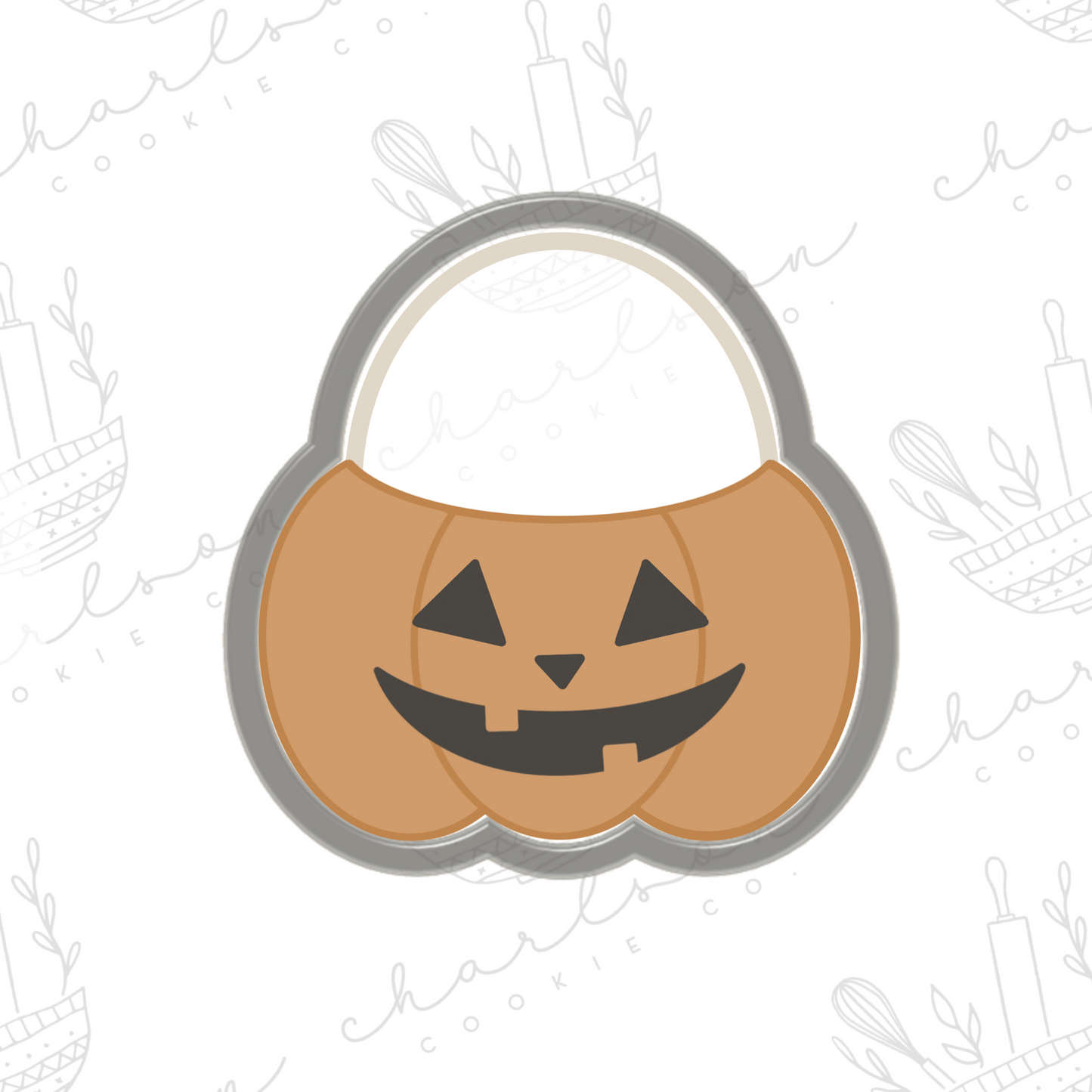 Pumpkin basket no. 2 cookie cutter