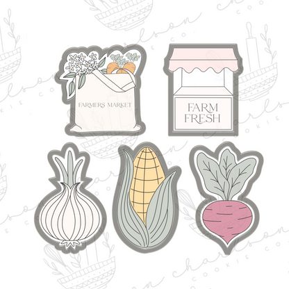 Farmers market theme cookie cutters (Simplyxsweet_)