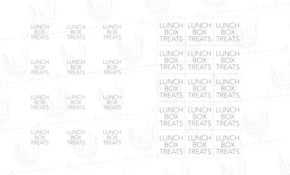 Lunch box treats - basic templates / Instant digital download