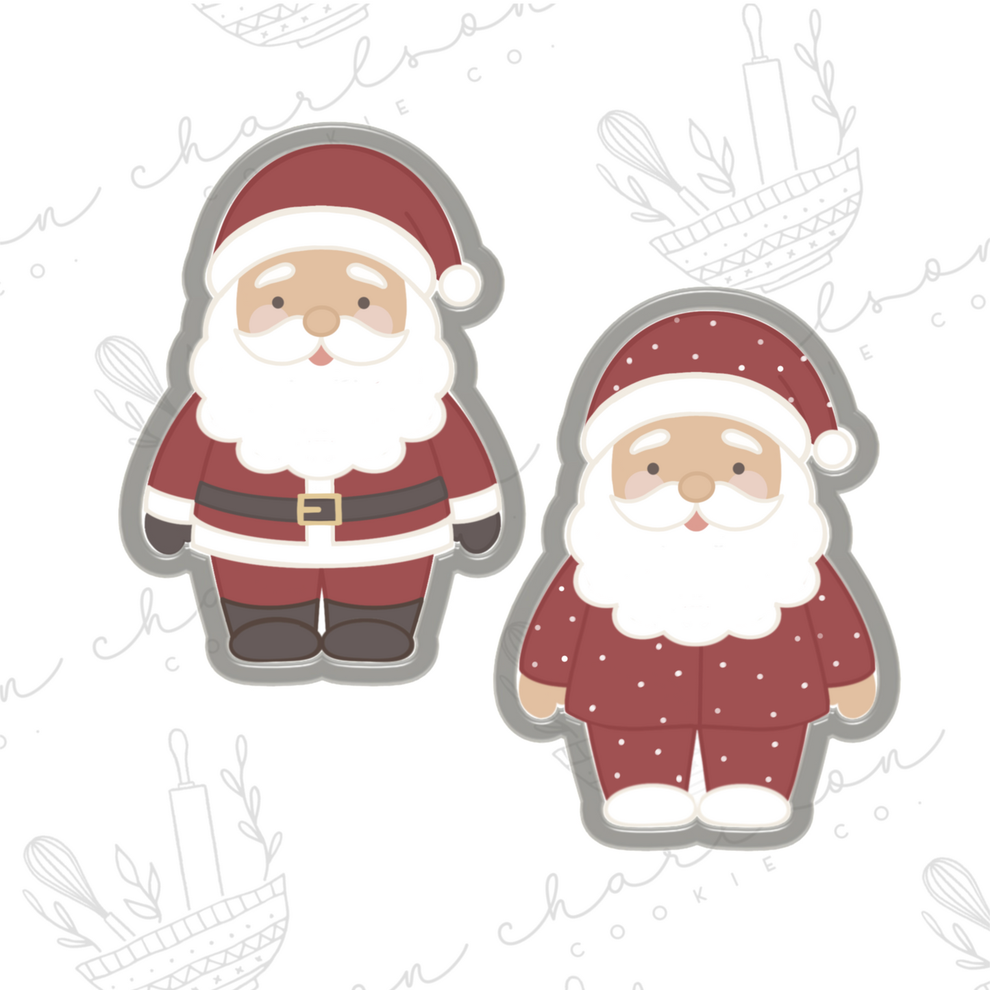 Santa no. 6 cookie cutter