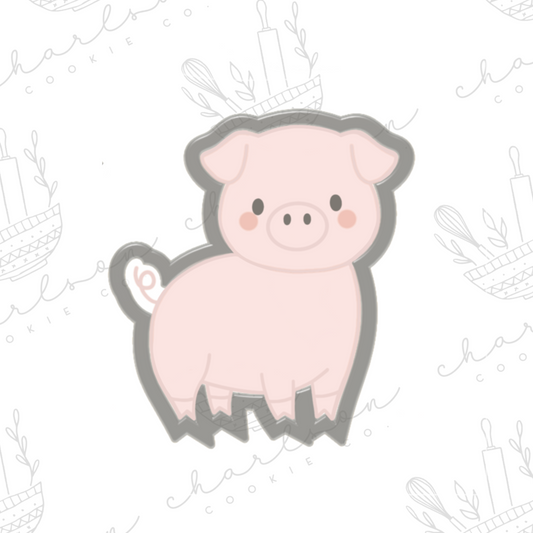 Pig cookie cutter