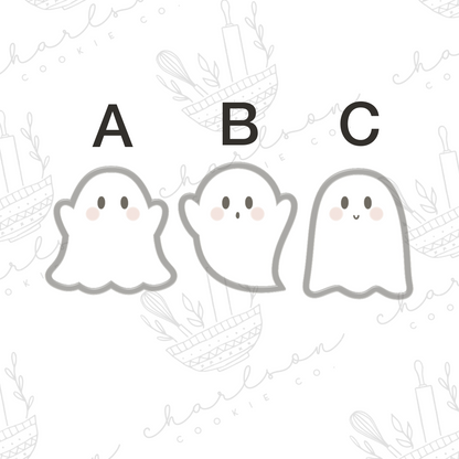 Ghost no. 4 cookie cutter