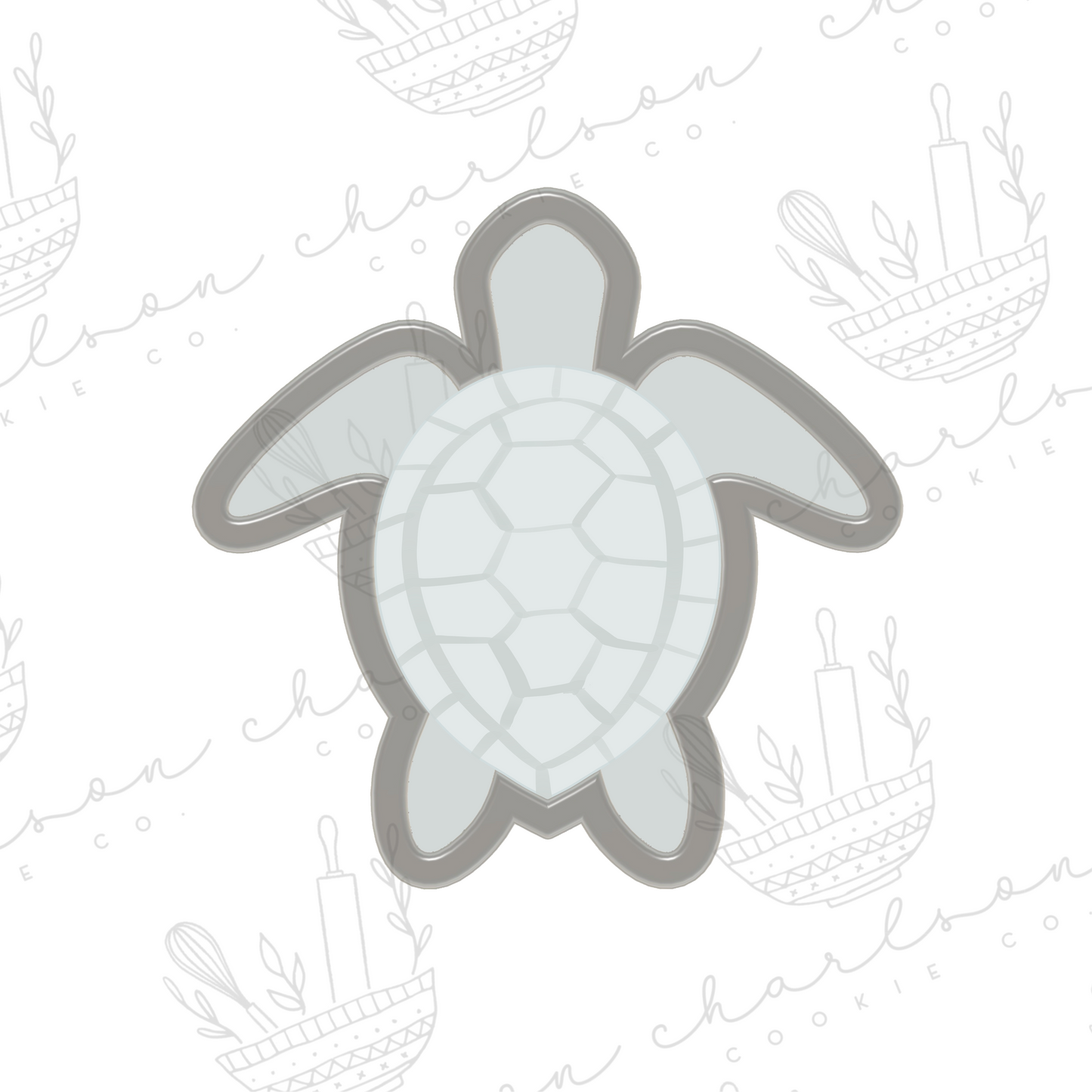 Sea turtle cookie cutter