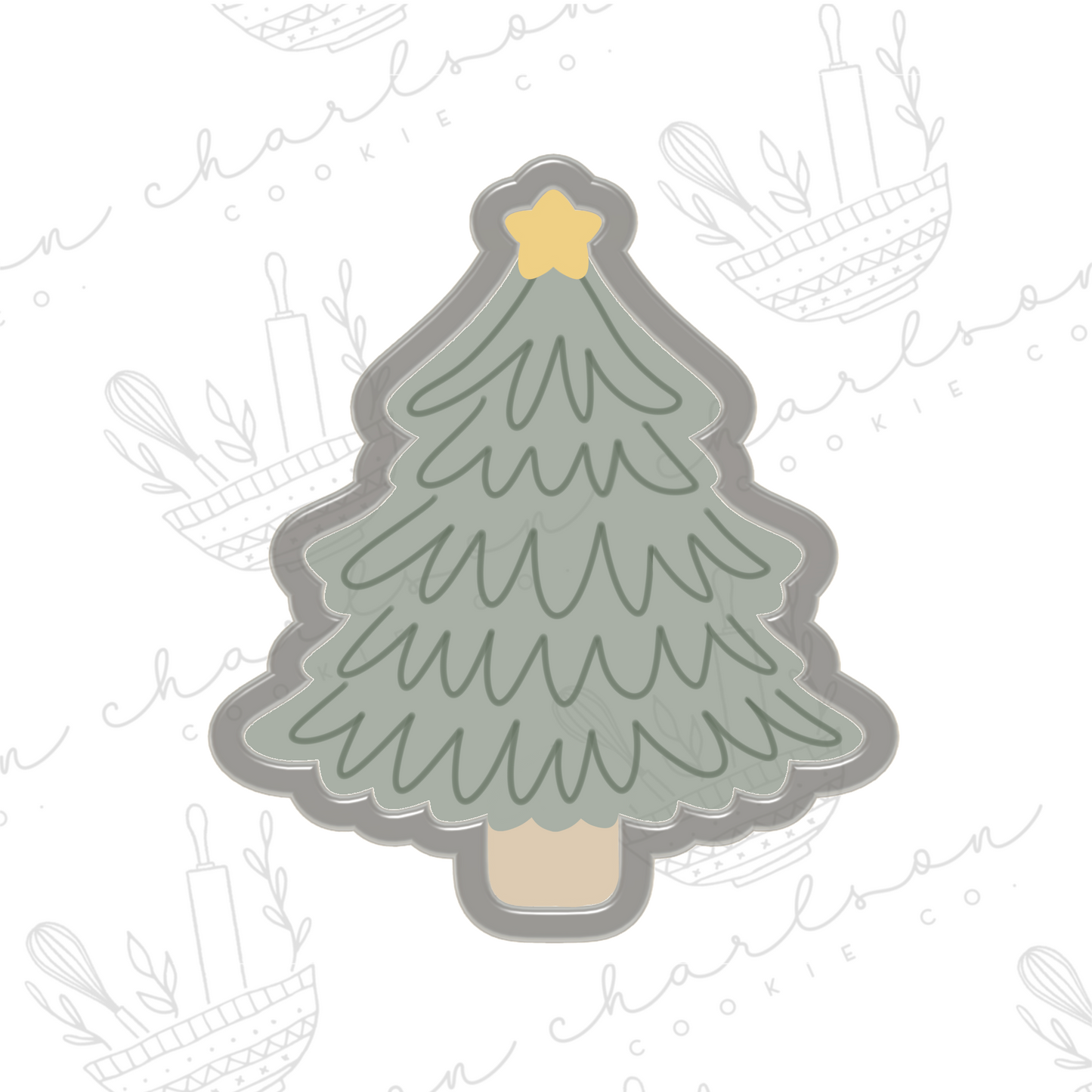 Tree no. 6 cookie cutter