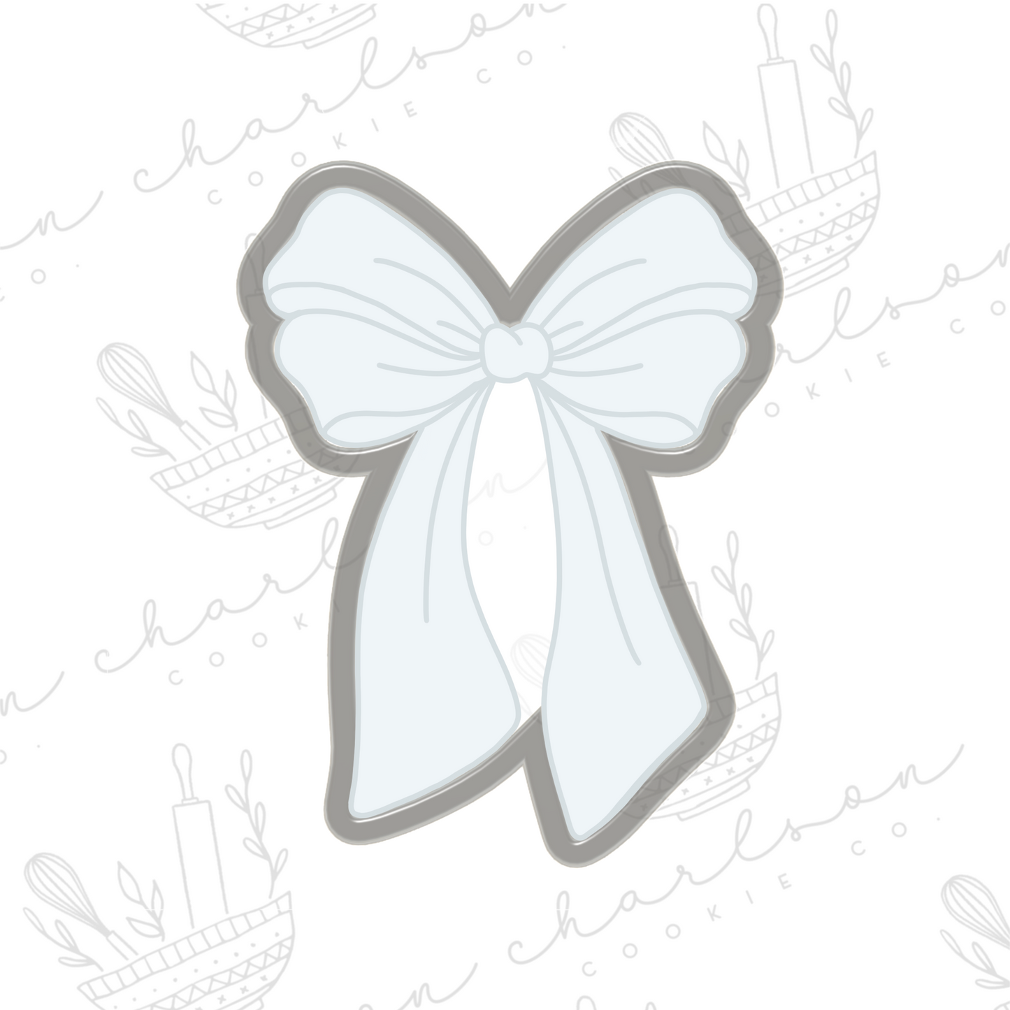 Bow no. 10 cookie cutter