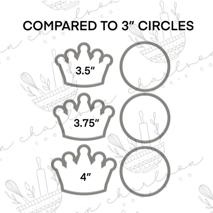 Crown no. 3 cookie cutter