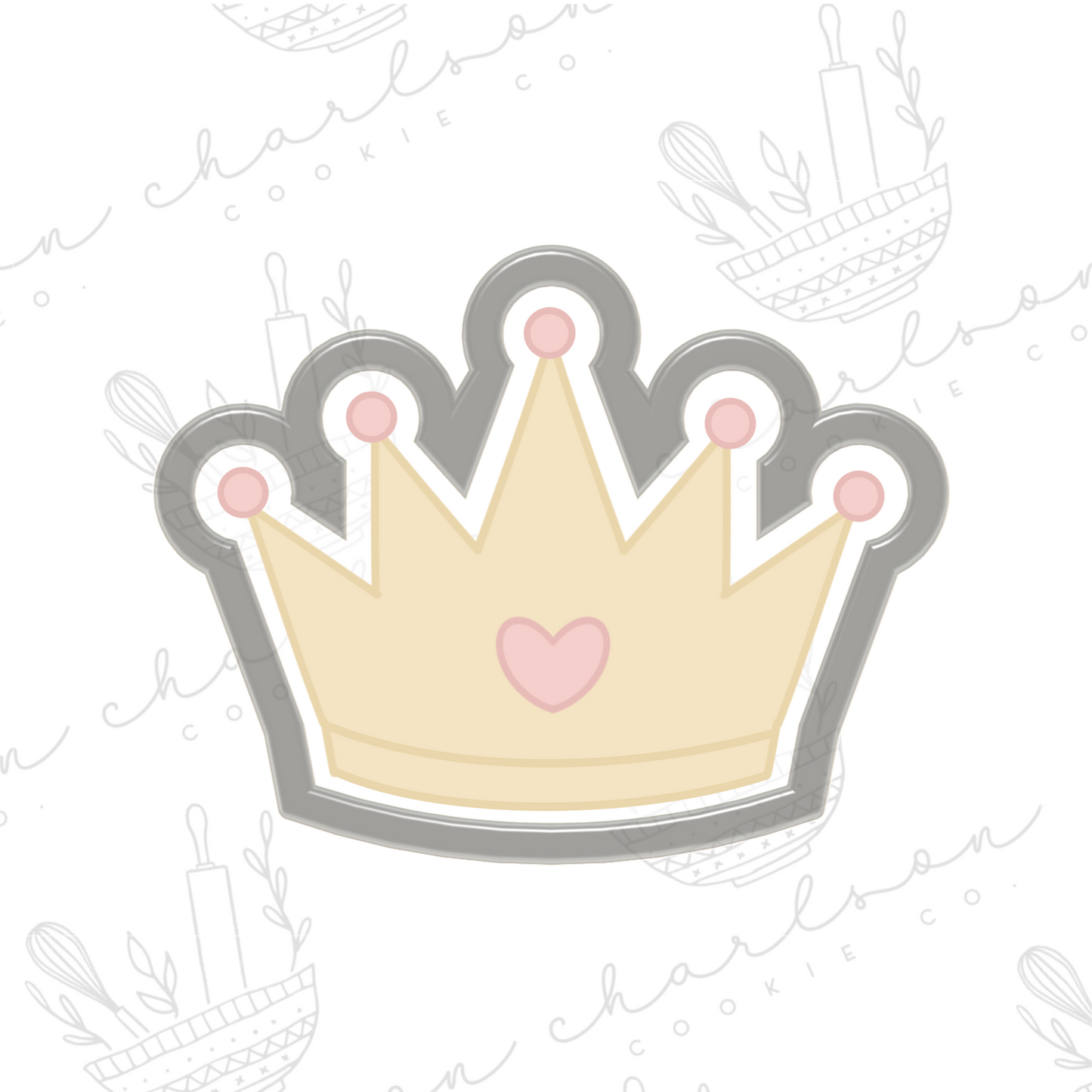 Crown no. 3 cookie cutter