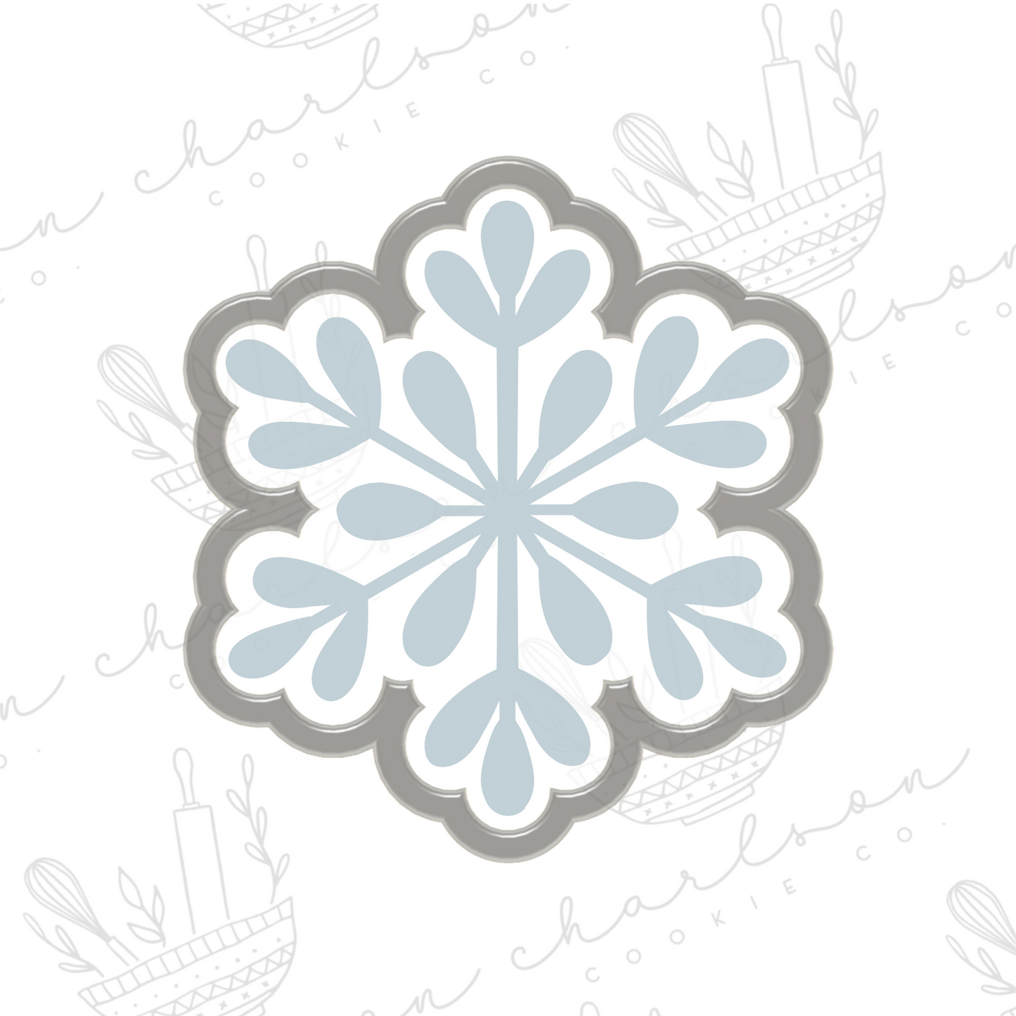 Snowflake no. 4 cookie cutter
