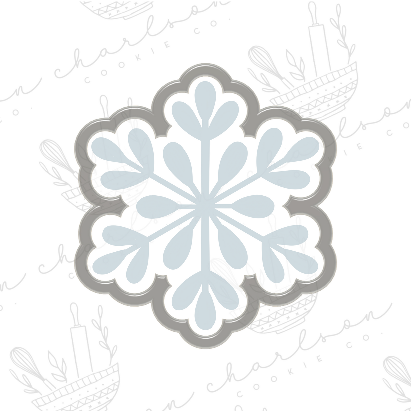 Snowflake no. 4 cookie cutter