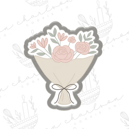 Floral bouquet no. 4 cookie cutter