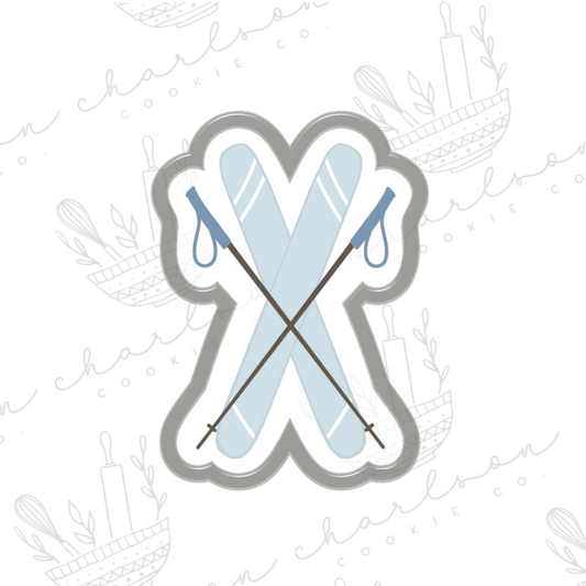 Skis cookie cutter
