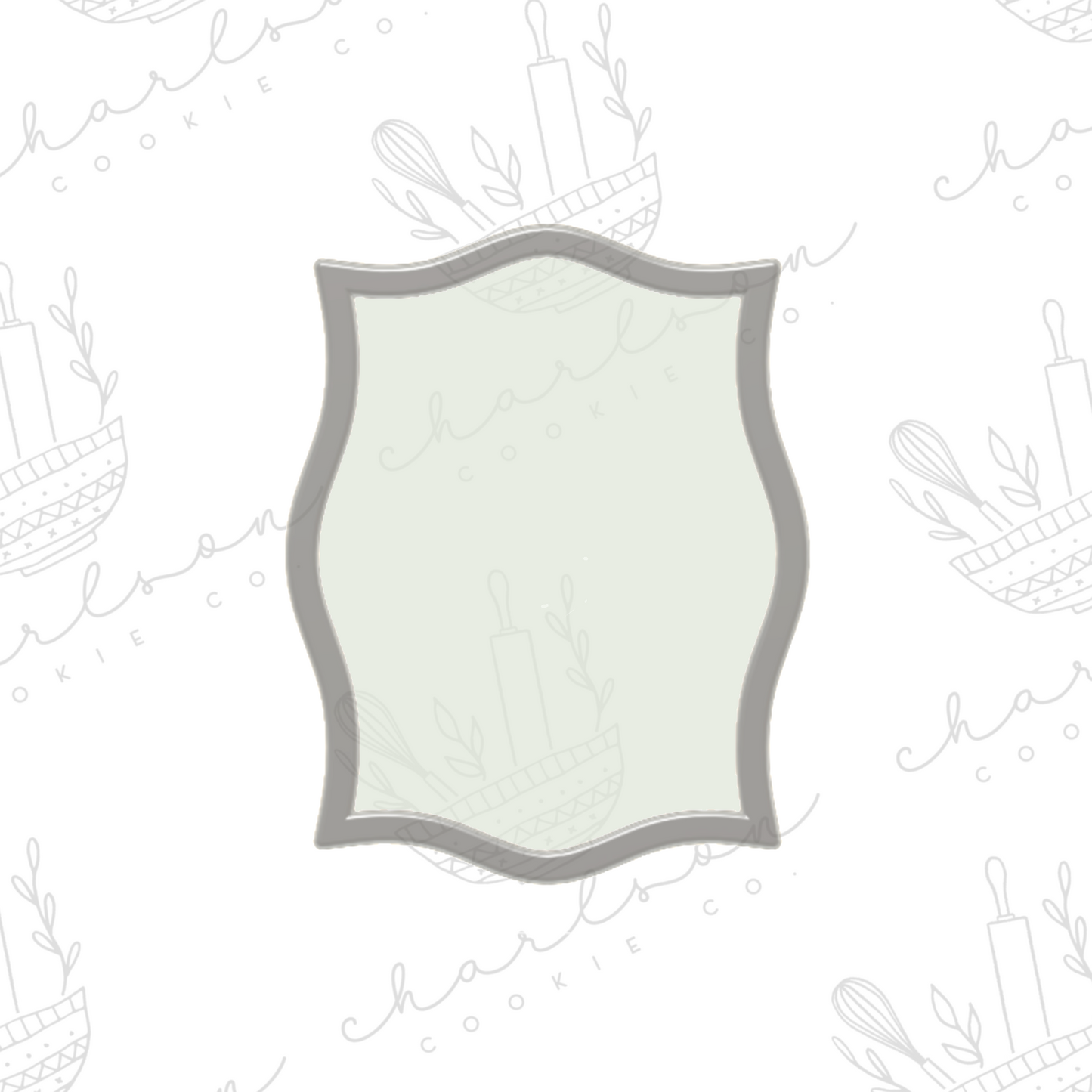 Plaque no. 18 cookie cutter