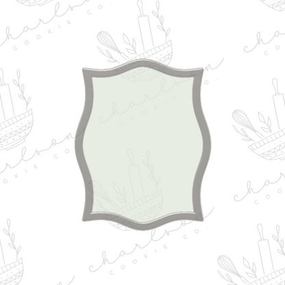 Plaque no. 18 cookie cutter