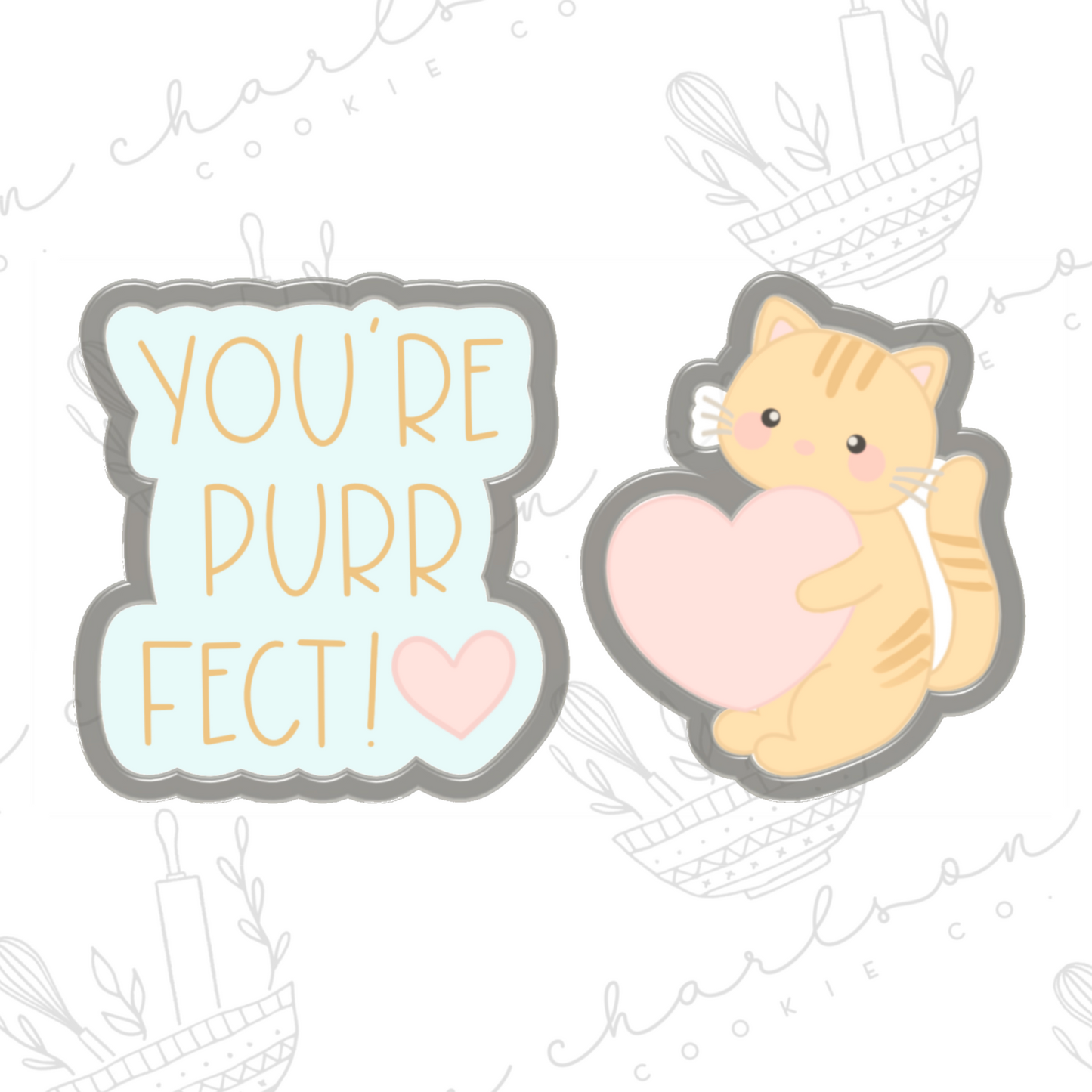 You're purrfect! cookie cutter