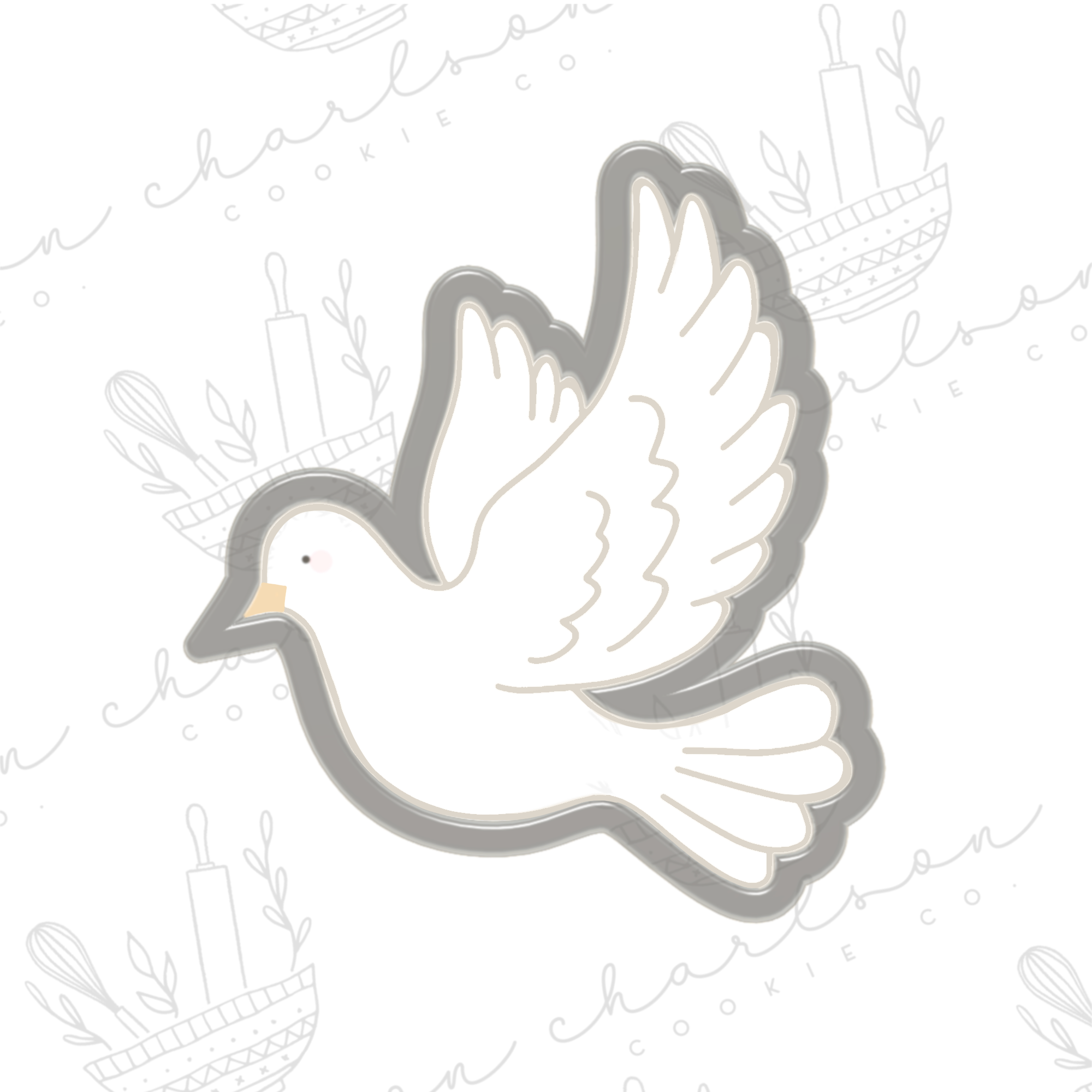 Dove cookie cutter – Charlson Cookie Co.