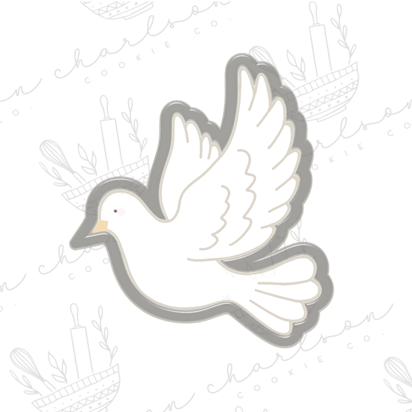 Dove cookie cutter