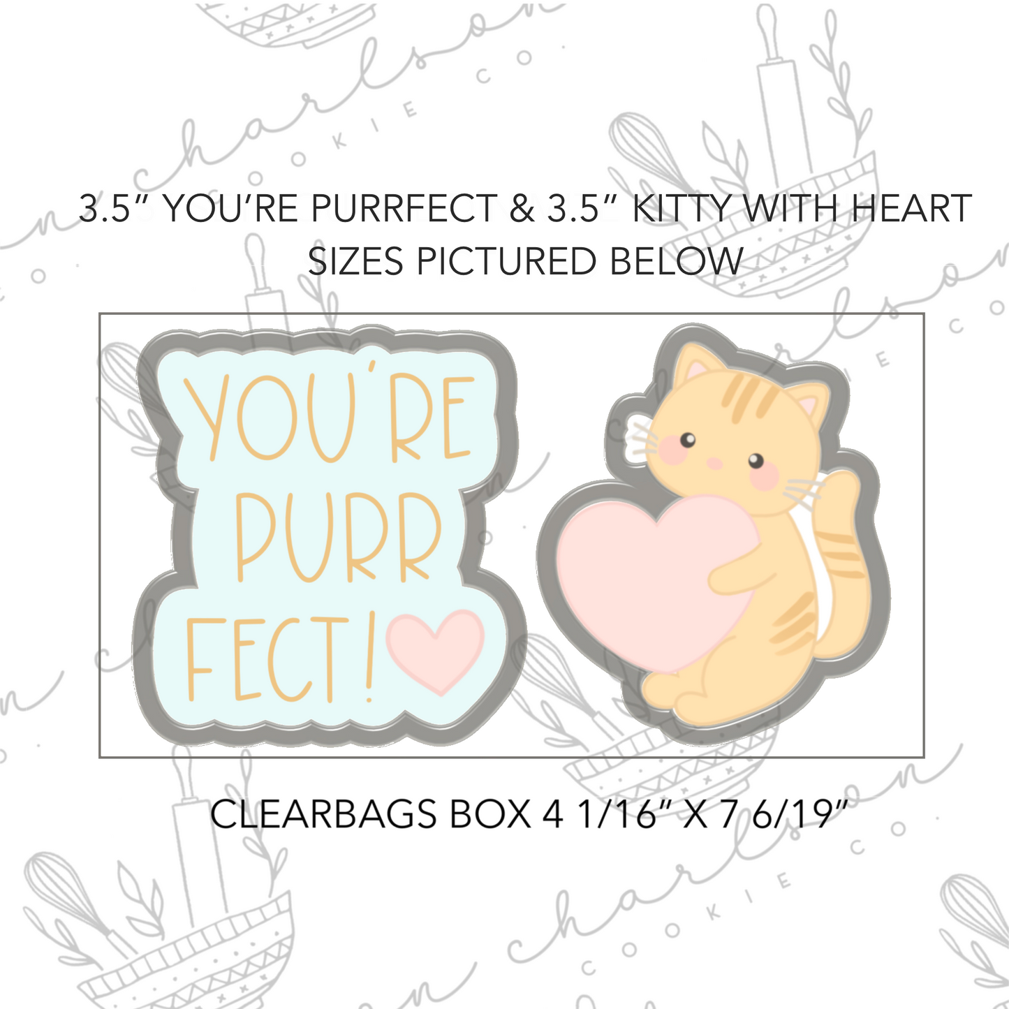 You're purrfect! cookie cutter