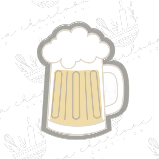 Beer mug no. 2 cookie cutter