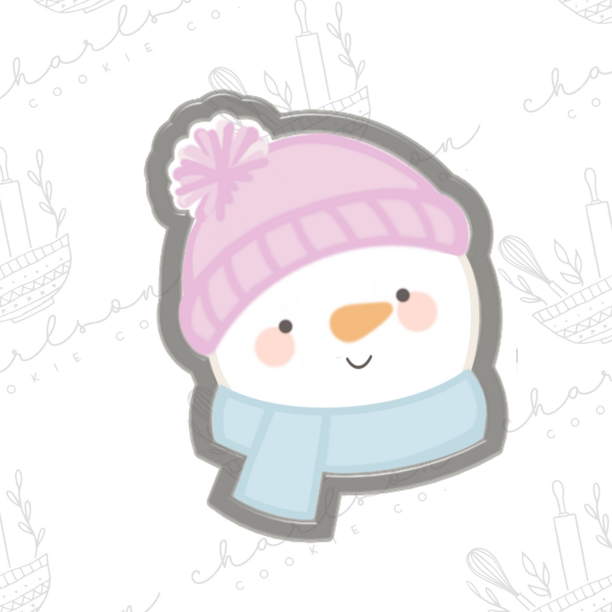 Snowman no. 5 (a) cookie cutter