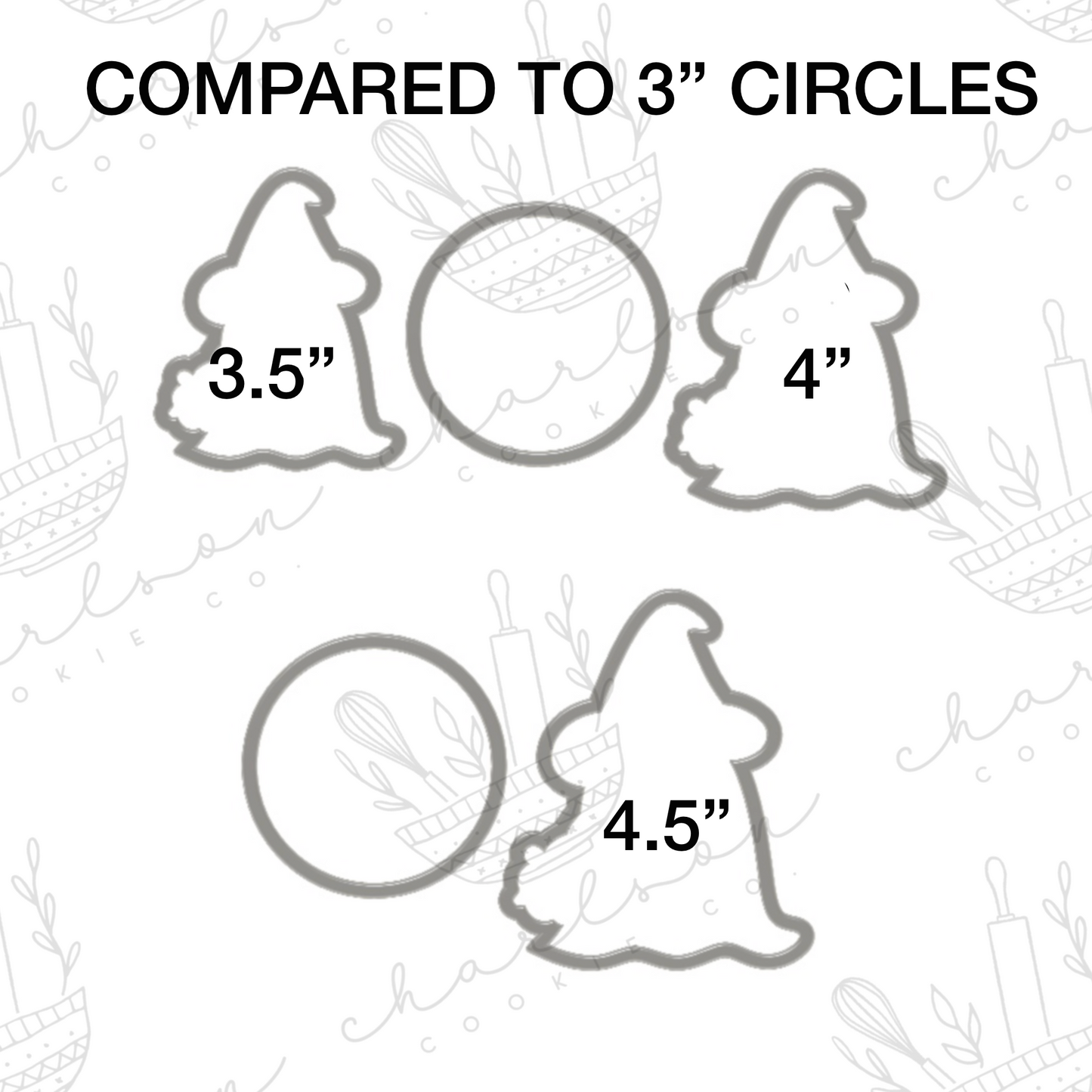 Ghost no. 5 cookie cutter