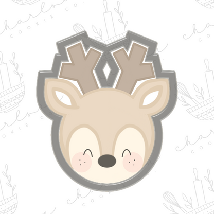 Deer head no. 3 cookie cutter