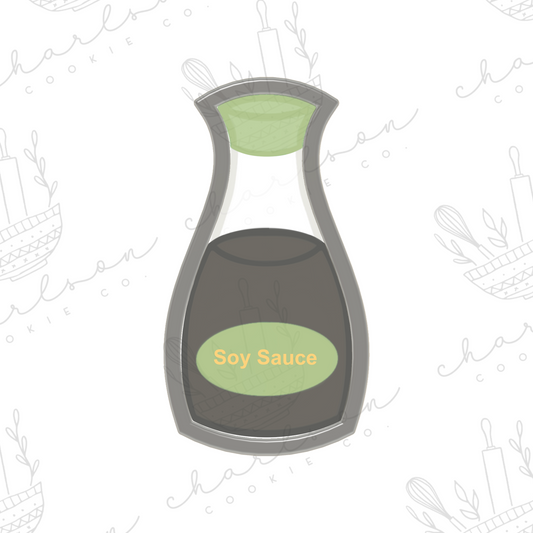 Soy sauce bottle cookie cutter
