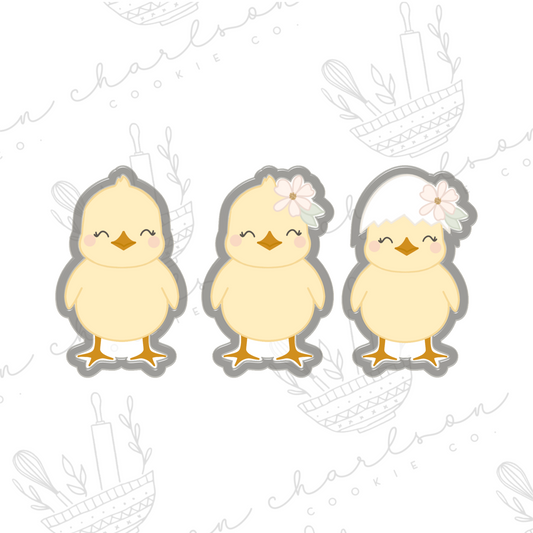 Chick no. 4 cookie cutter (k_sweetdesigns)