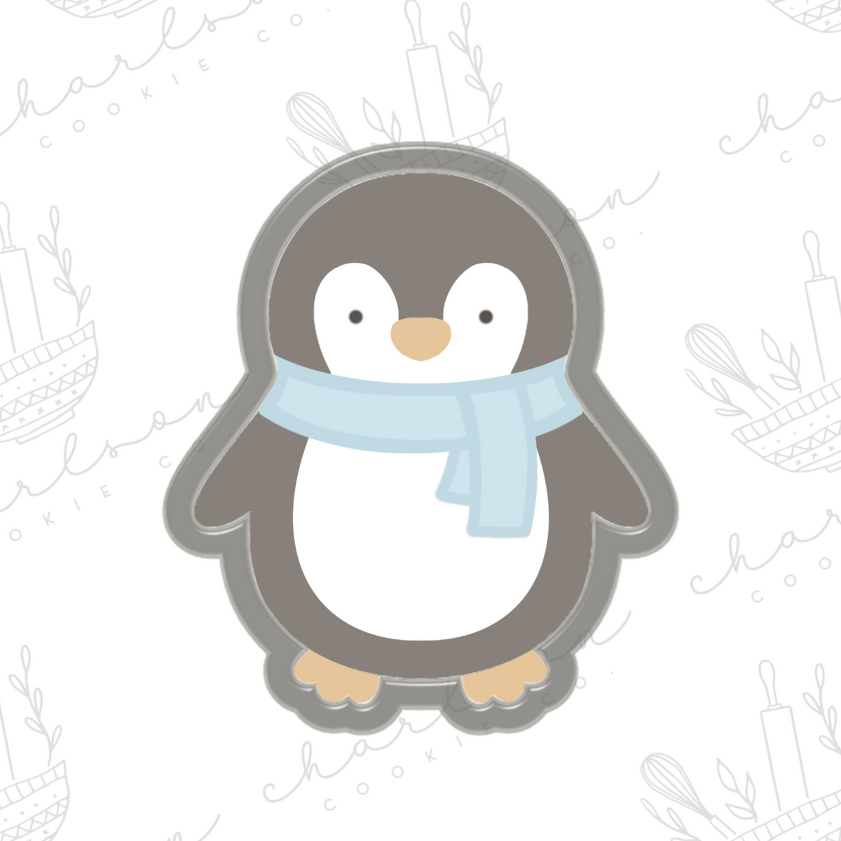 Penguin no. 2 cookie cutter