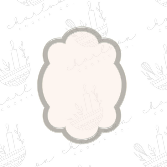 Plaque no. 13 cookie cutter