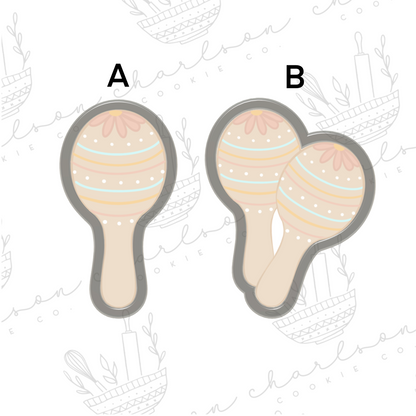 Maracas cookie cutter