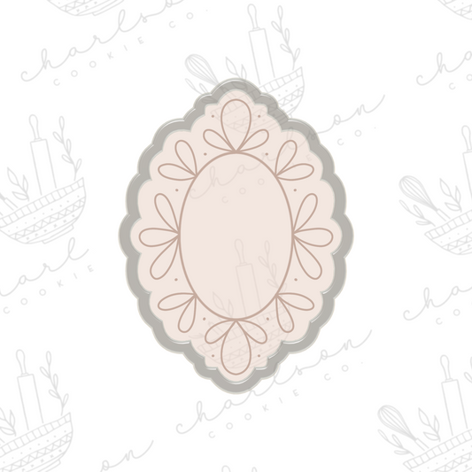 Plaque no. 14 cookie cutter