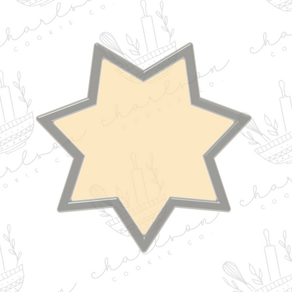 Star badge cookie cutter