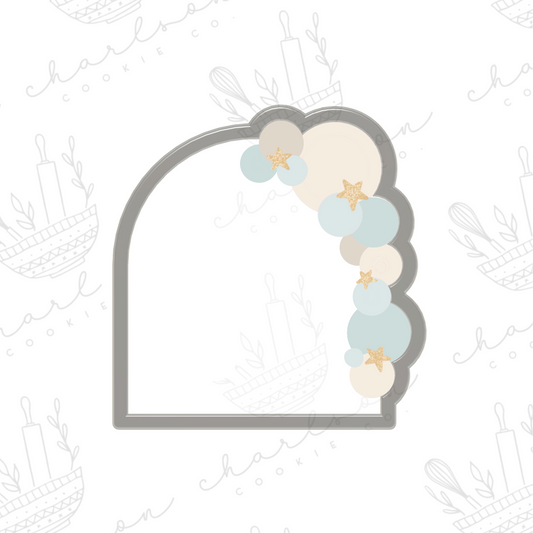 Balloon plaque no. 3 cookie cutter