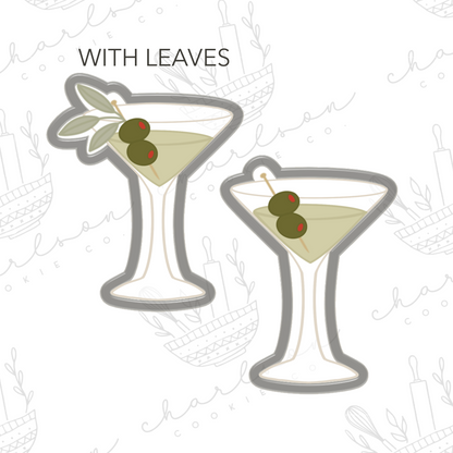 Martini glass no. 2 cookie cutter