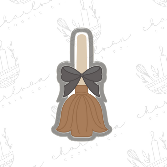 Broom cookie cutter