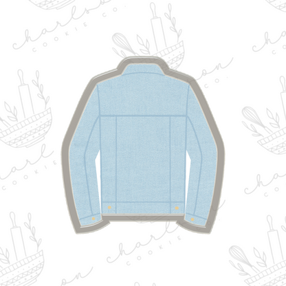 Denim jacket cookie cutter
