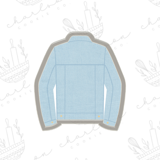 Denim jacket cookie cutter