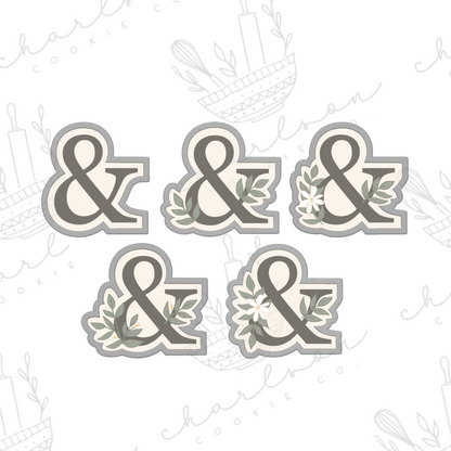 Ampersand cookie cutter