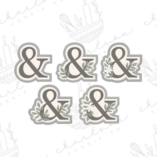Ampersand cookie cutter