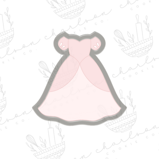 Princess dress no. 3 cookie cutter