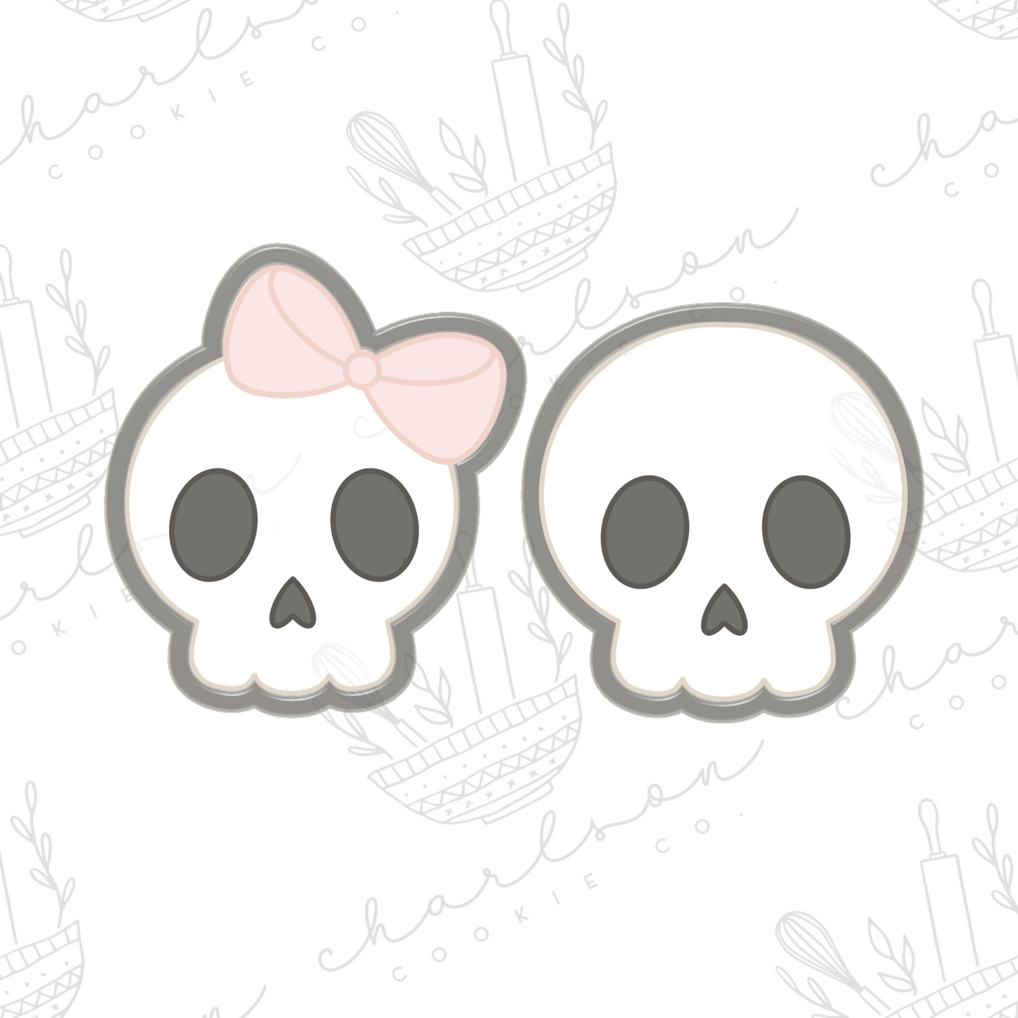 Skull no. 4 cookie cutter
