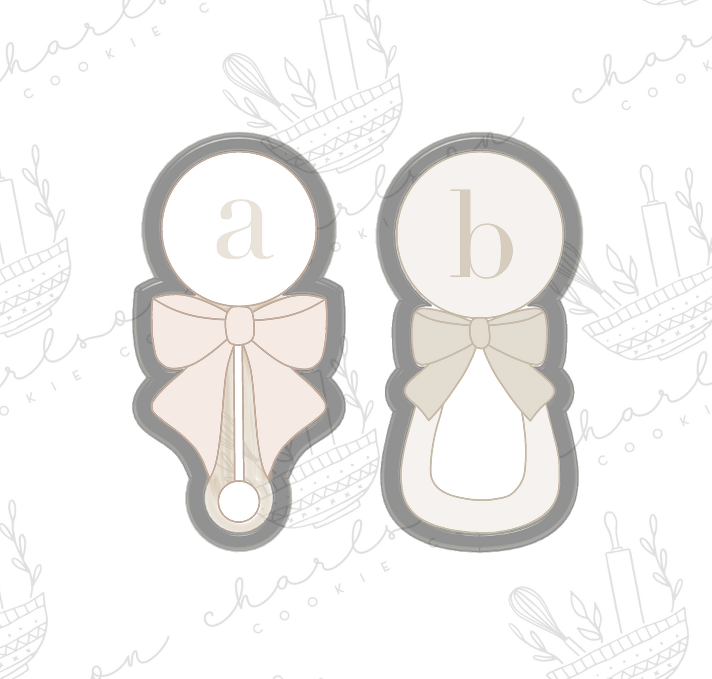 Baby rattle no. 2 cookie cutter