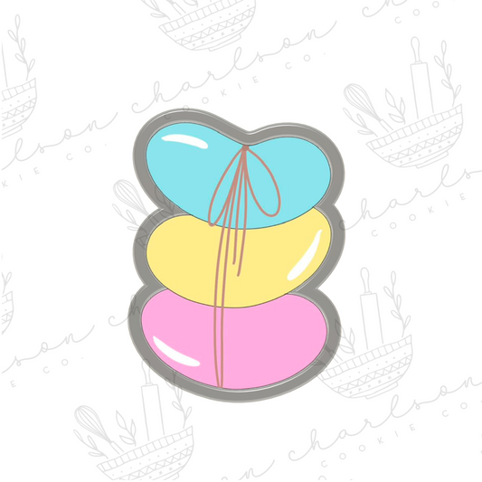 Stacked jelly beans cookie cutter (sweetdeespatisserie)