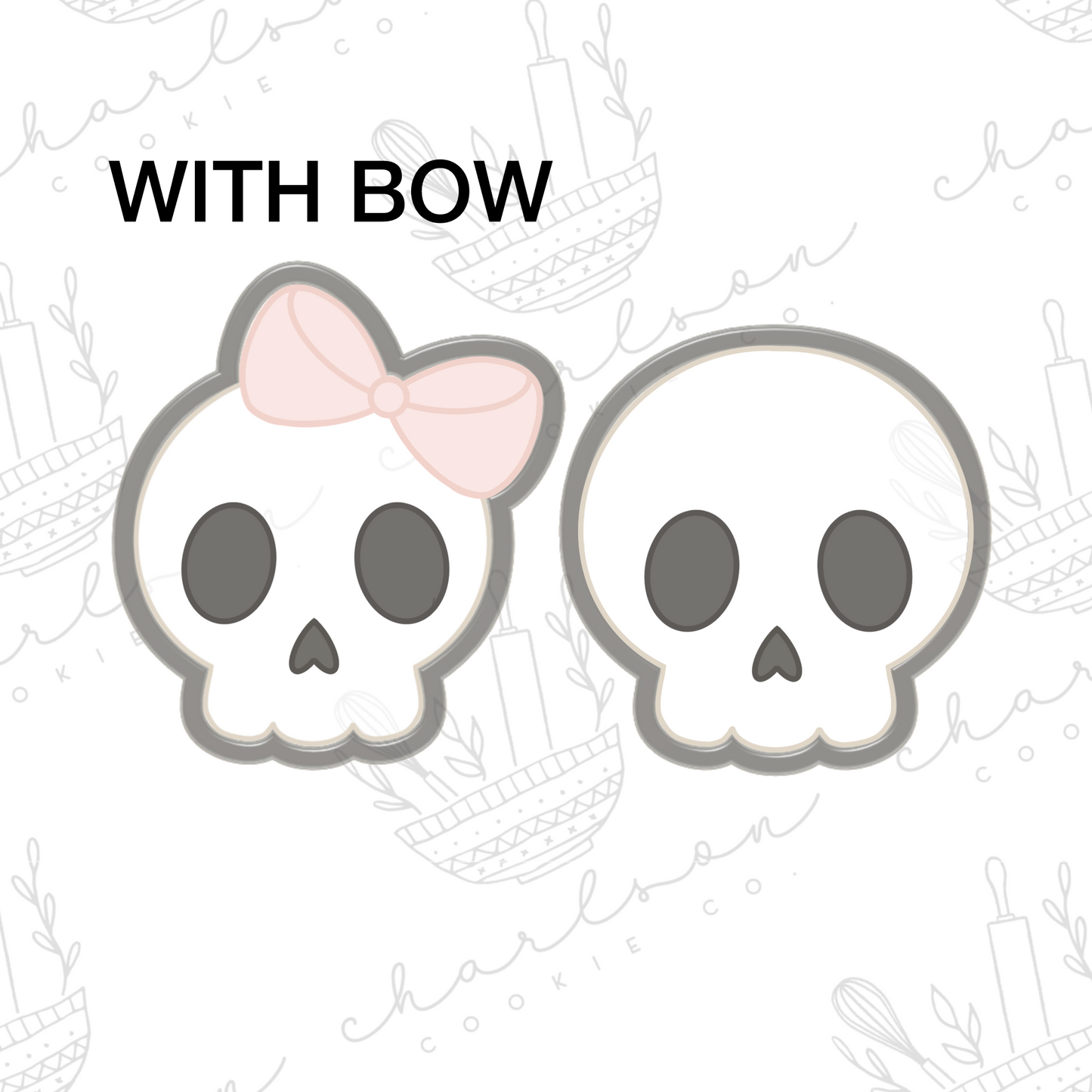 Skull no. 4 cookie cutter