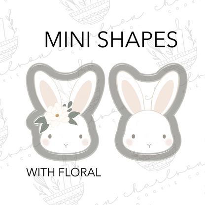 Bunny head no. 3 cookie cutter